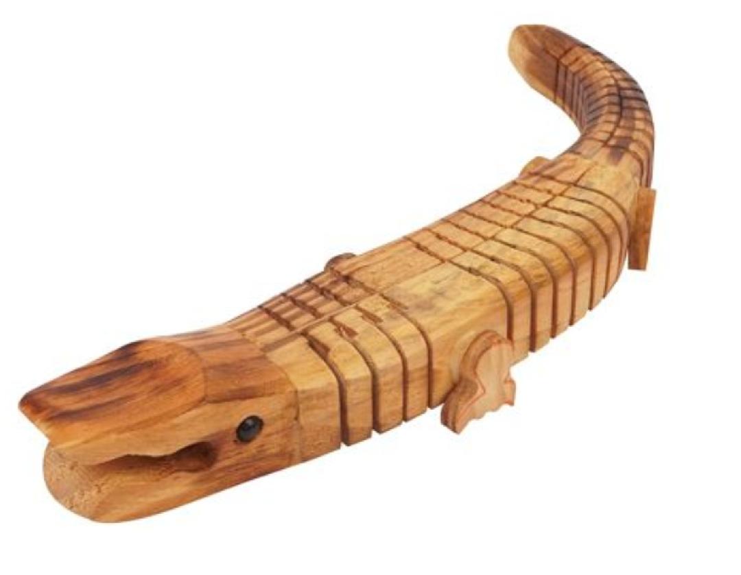Wooden Crocodile Toy