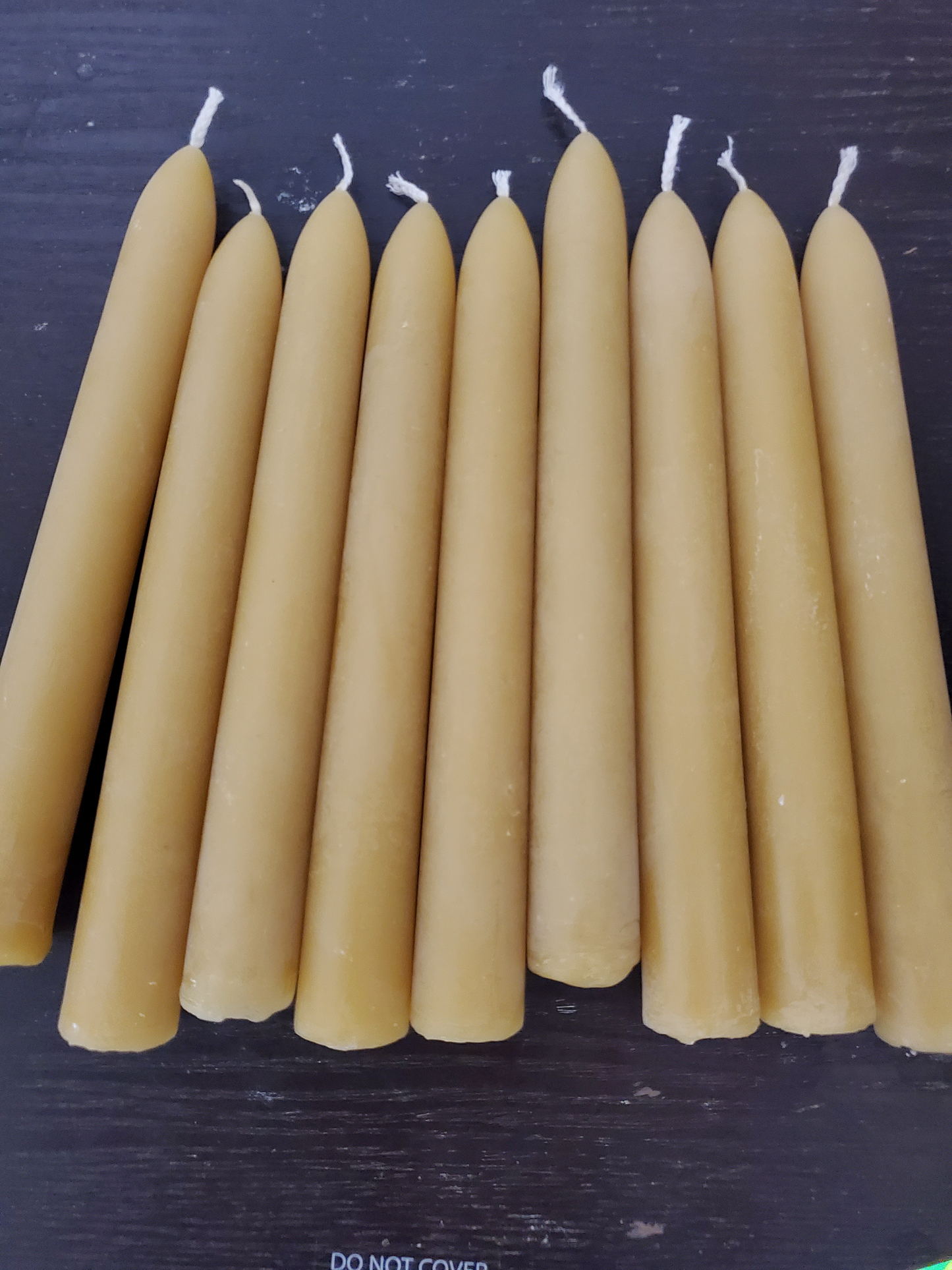 6" Dipped Beeswax Candles Qty 5