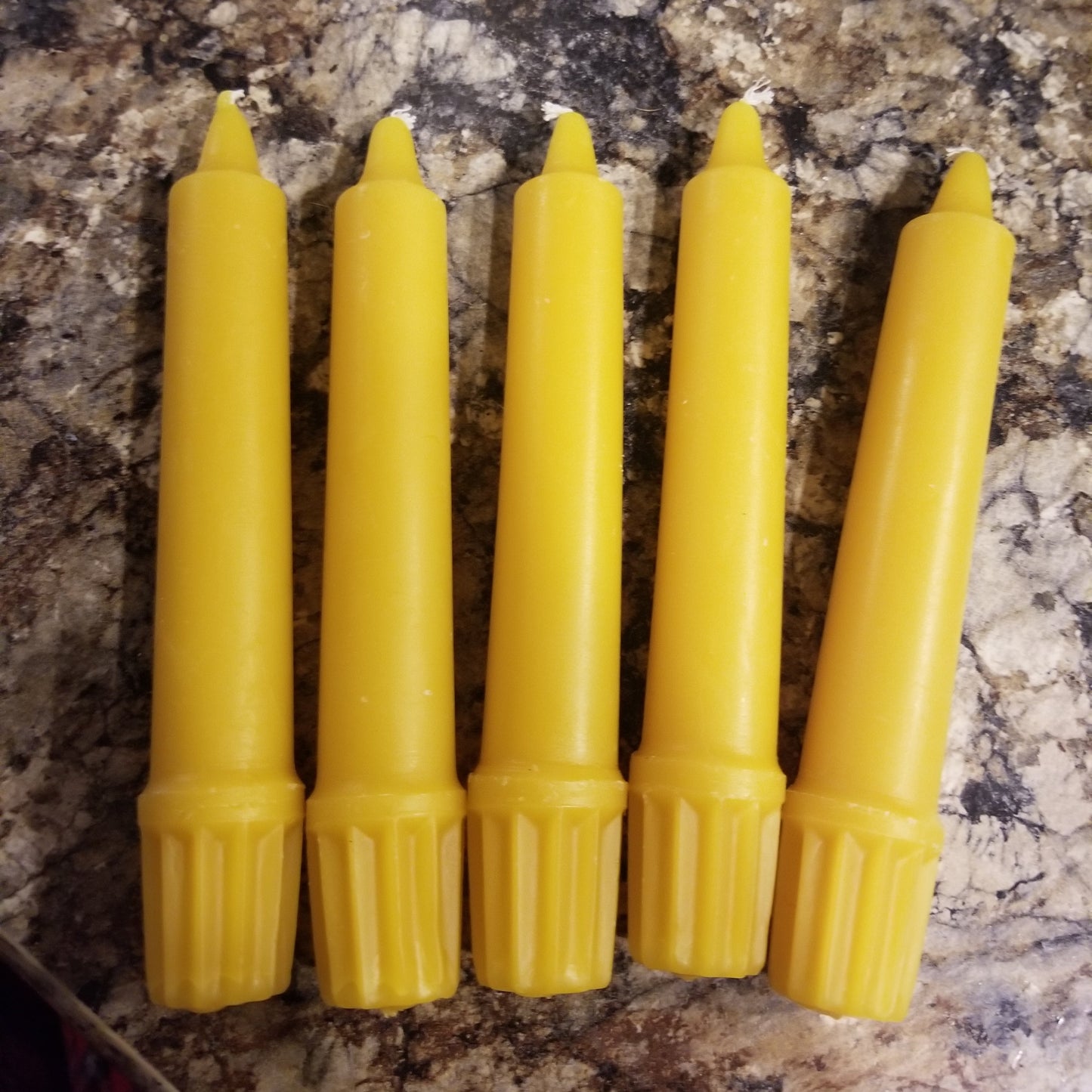 6" Fluted Base Candles