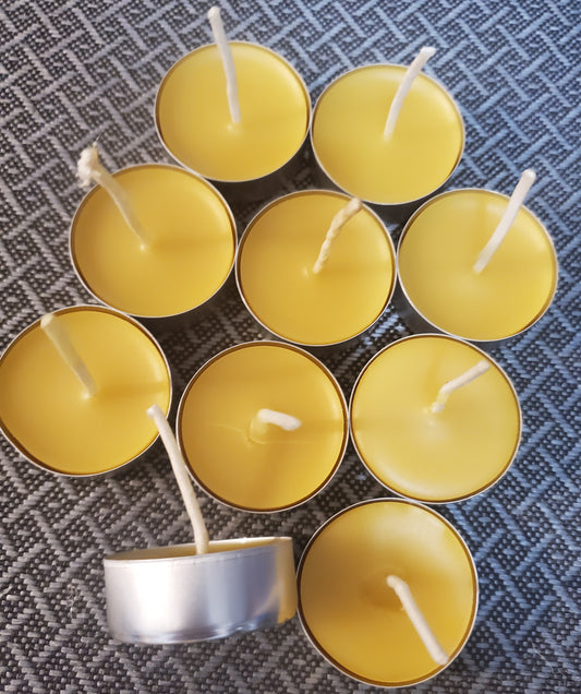 Beeswax Tealights