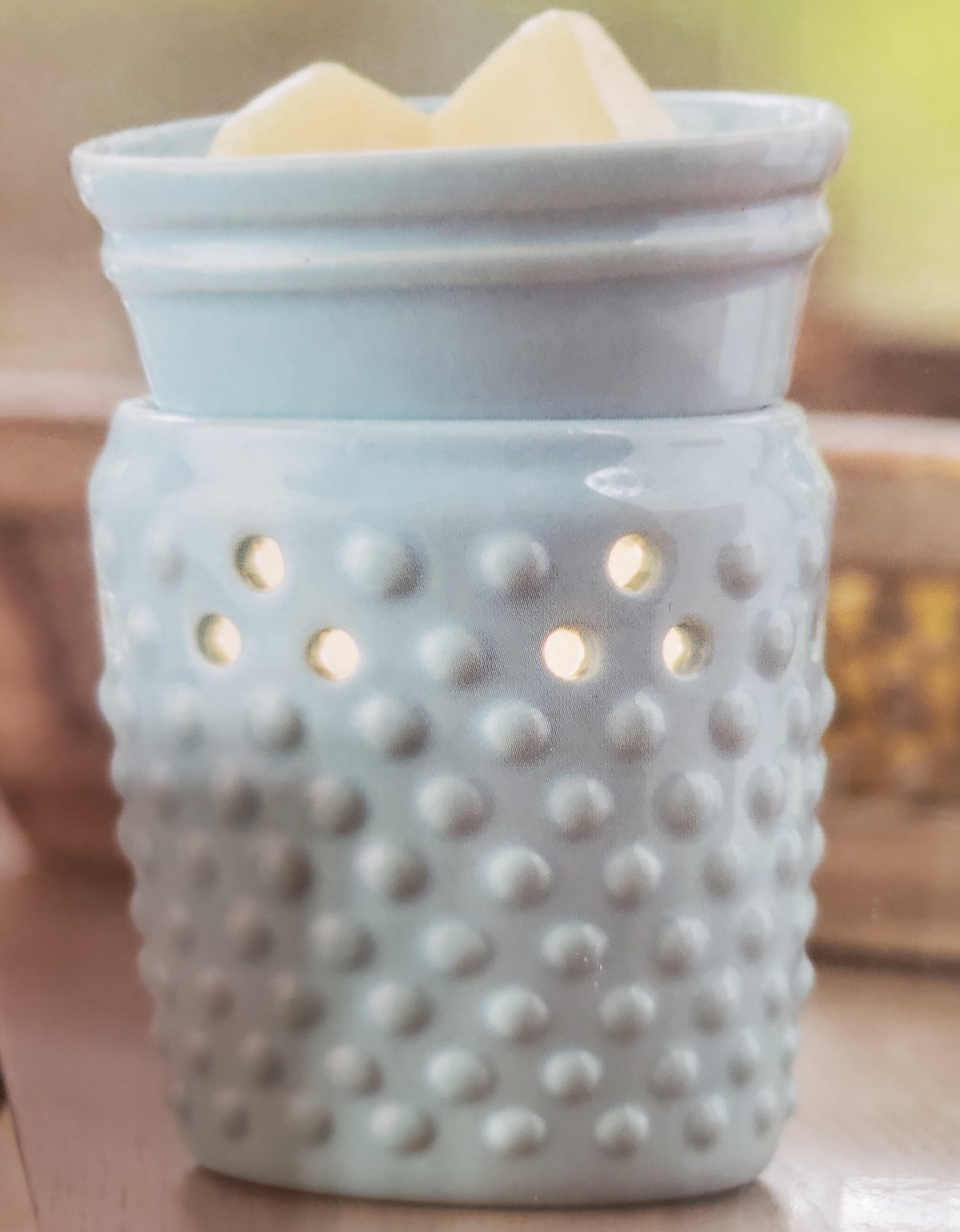 Light Blue Wax Warmer