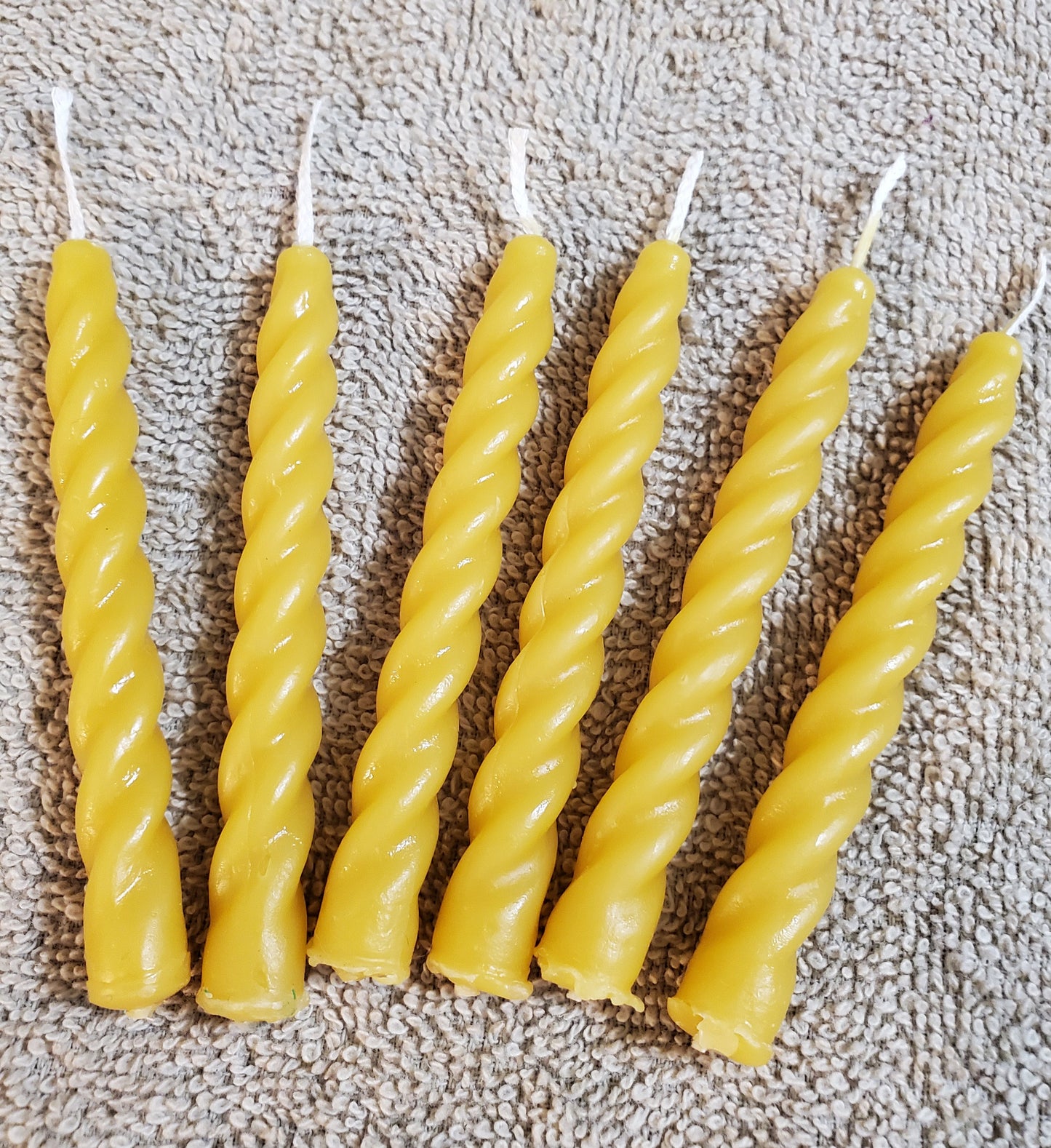 Little Spiral Candles (4" Tall by 3/8" Wide)