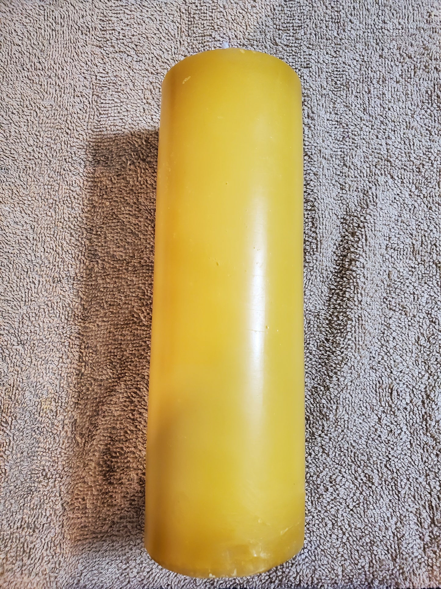 9" Tall Beeswax Candle