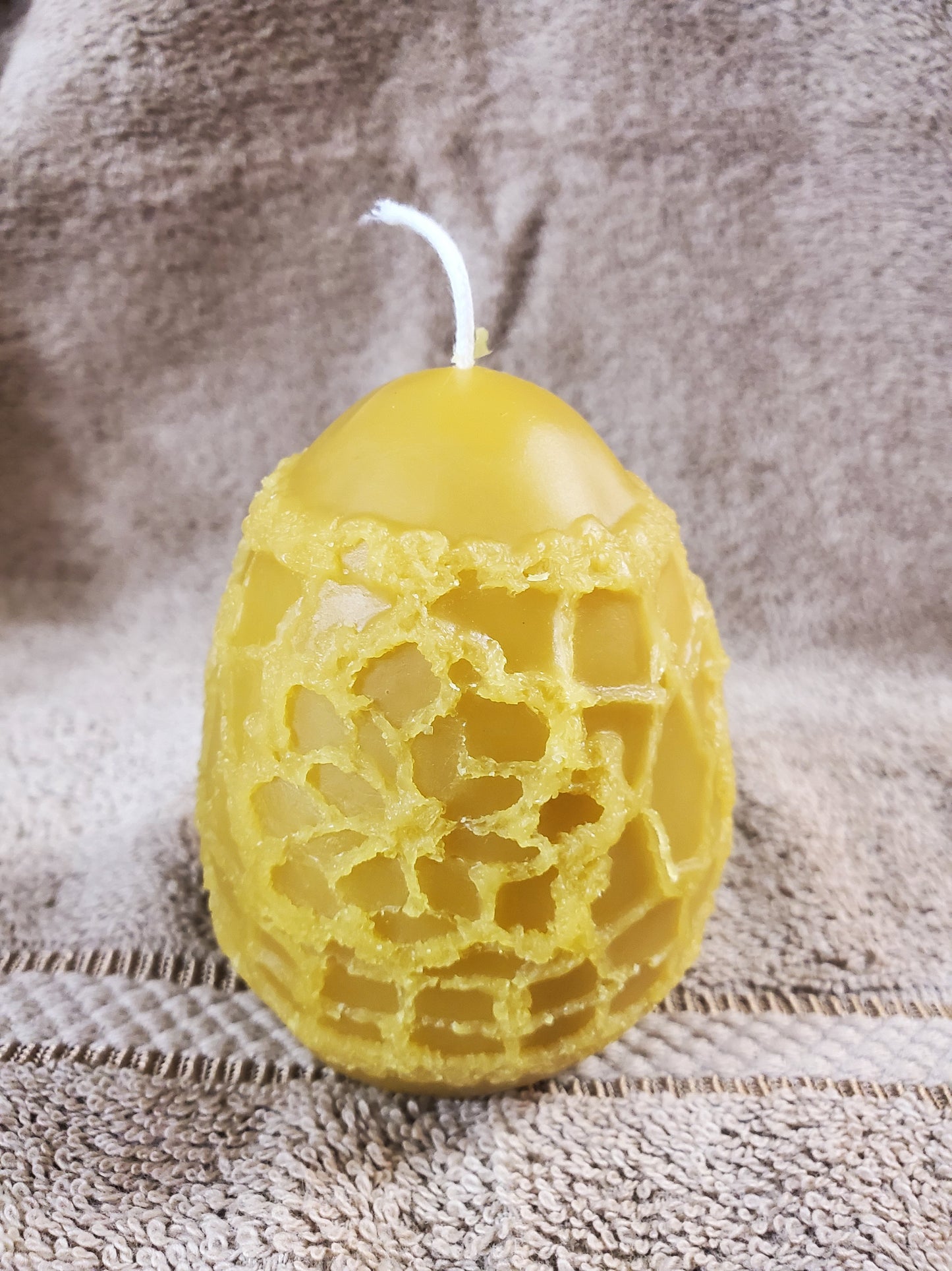 Deco Egg w/Lace (4"x2 1/2")