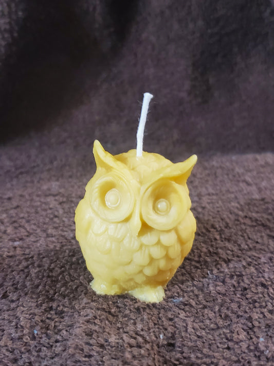 Small Owl Candle (1.5" Tall by 1" Wide)