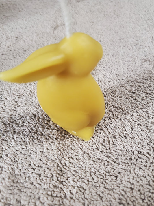 Rabbit Beeswax Candle ( H-2.5" W- 1.5")