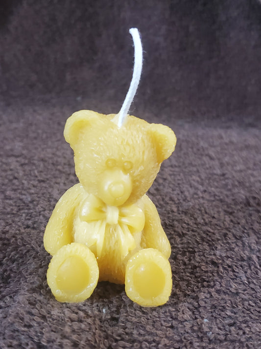 Teddy Bear Candle (2" Tall by 1" 1/2" Wide)