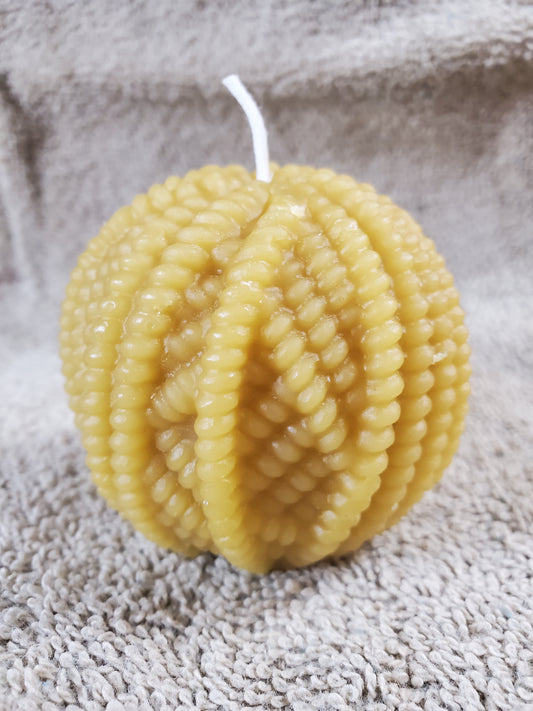 Yarn Ball Candle 3"Tall x 3" Wide