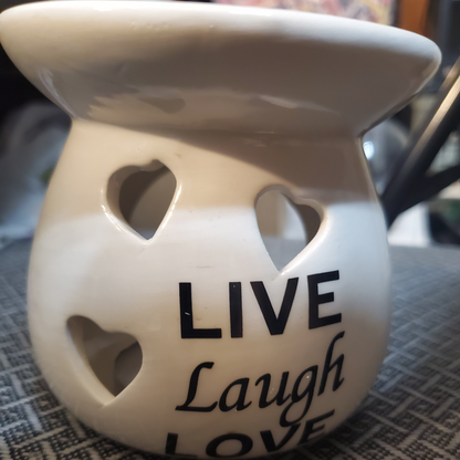 LIVE LOVE LAUGH Tea Light Wax Warmer