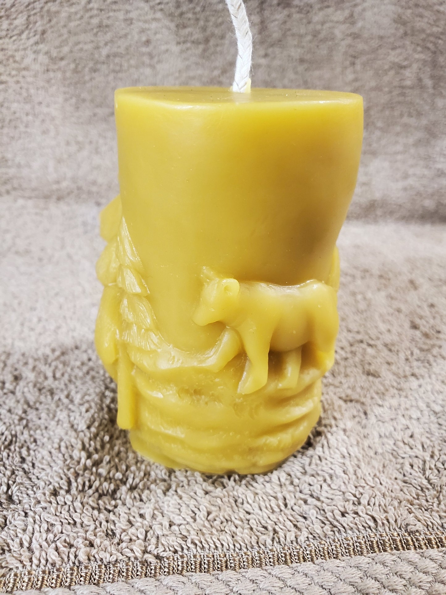 Mama Bear Candle (4" tall by 2" wide)